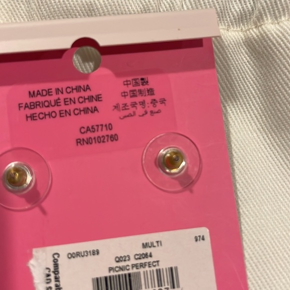 Kate Spade pear earrings - Picture 3 of 3